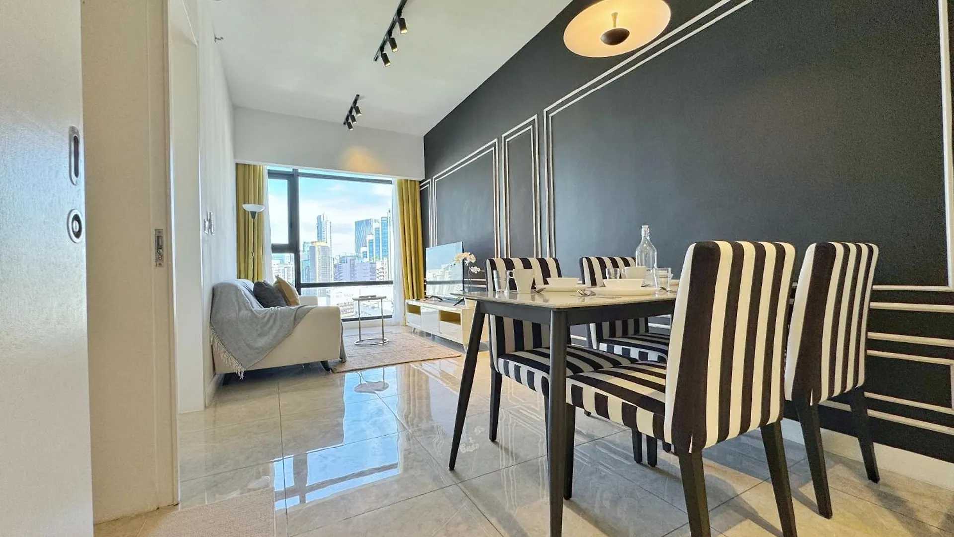 Apartman Axon Bukit Bintang Cozy 1Br Suite With Klcc View Kuala Lumpur
